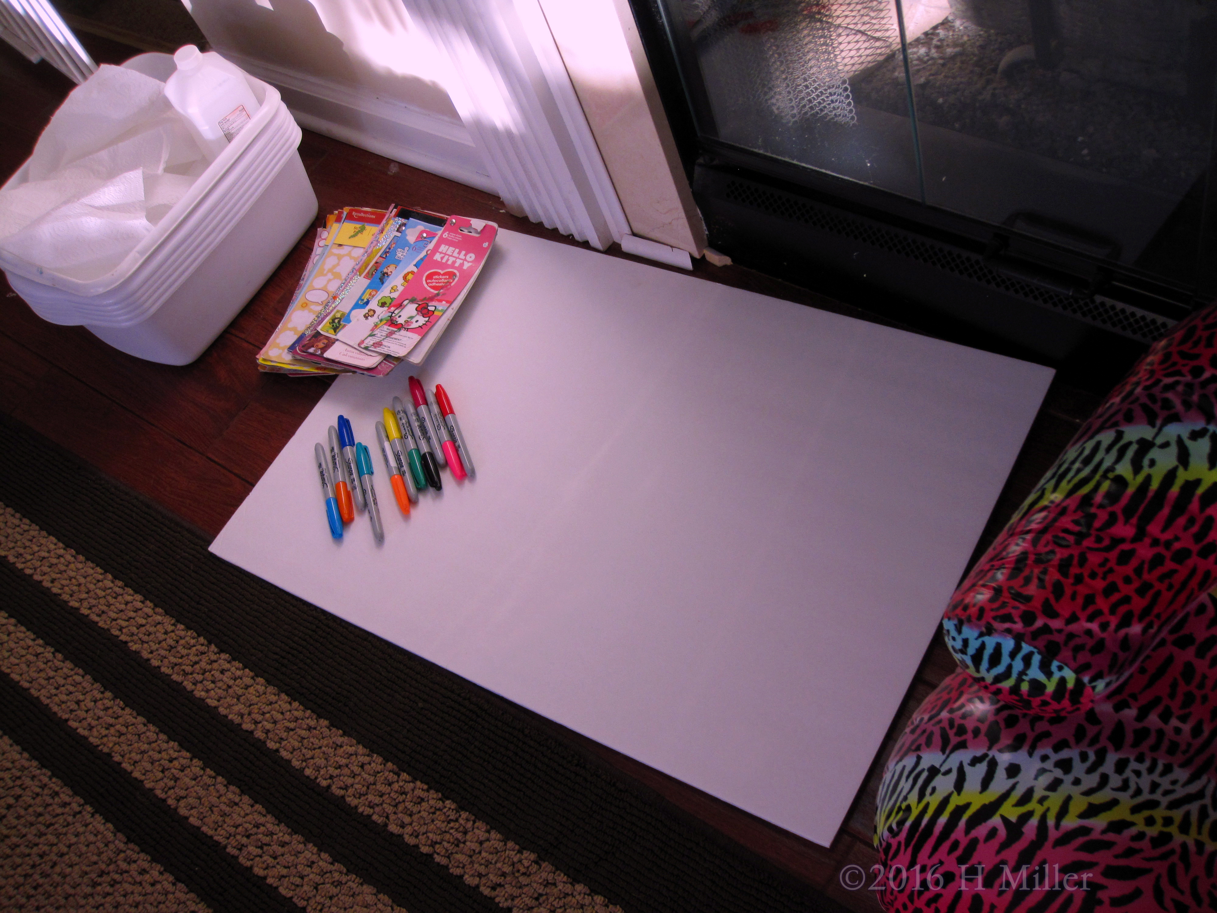 Markers And Stickers For The Birthday Card Markers And Stickers For The Birthday Card