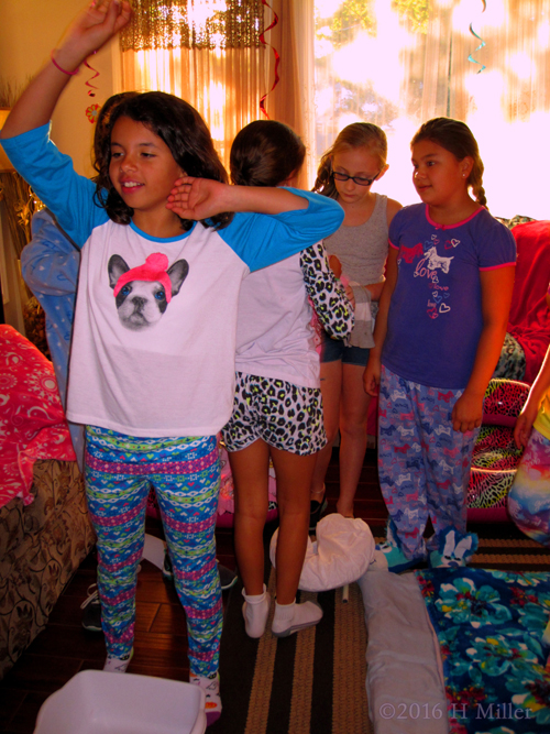 Getting Their Spa Robes Getting Their Spa Robes