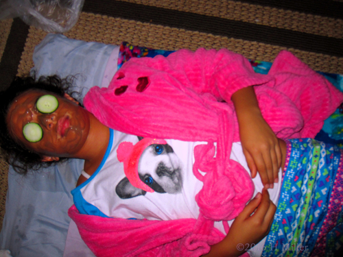 She's Relaxed In A Chocolate Face Mask She's Relaxed In A Chocolate Face Mask