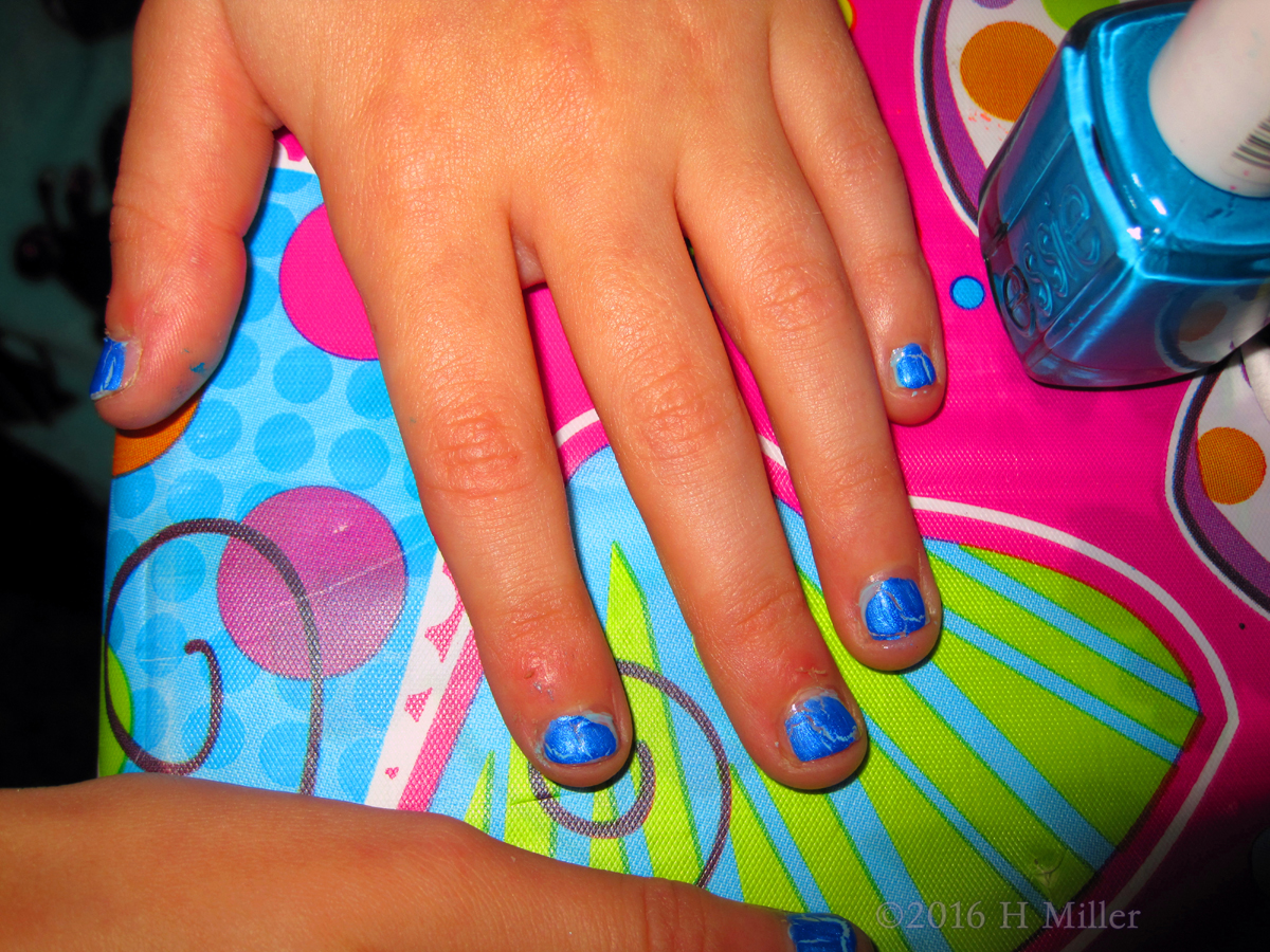 Blue Mini Manicure 