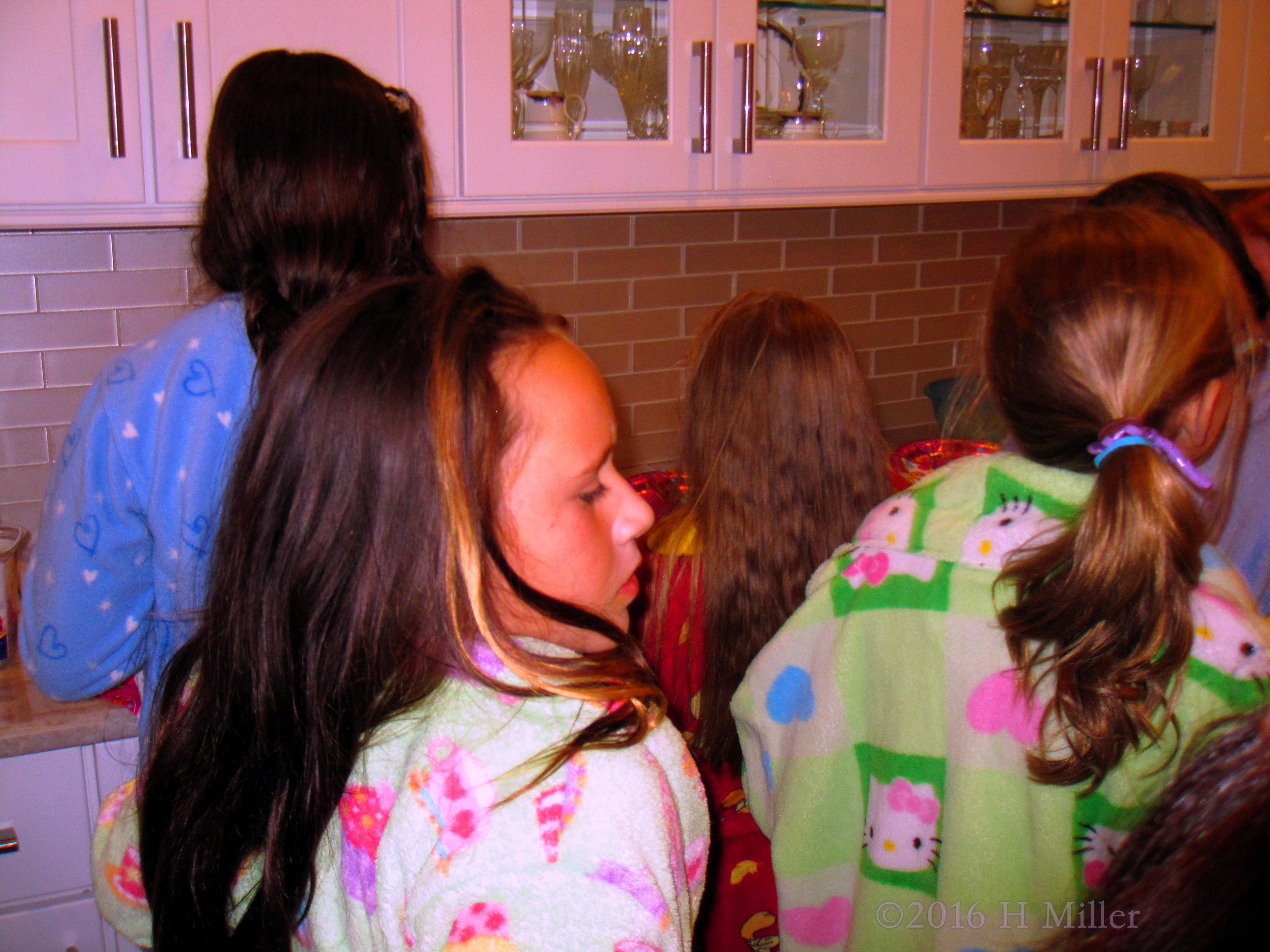 Hanging Out In Spa Robes. Hanging Out In Spa Robes.