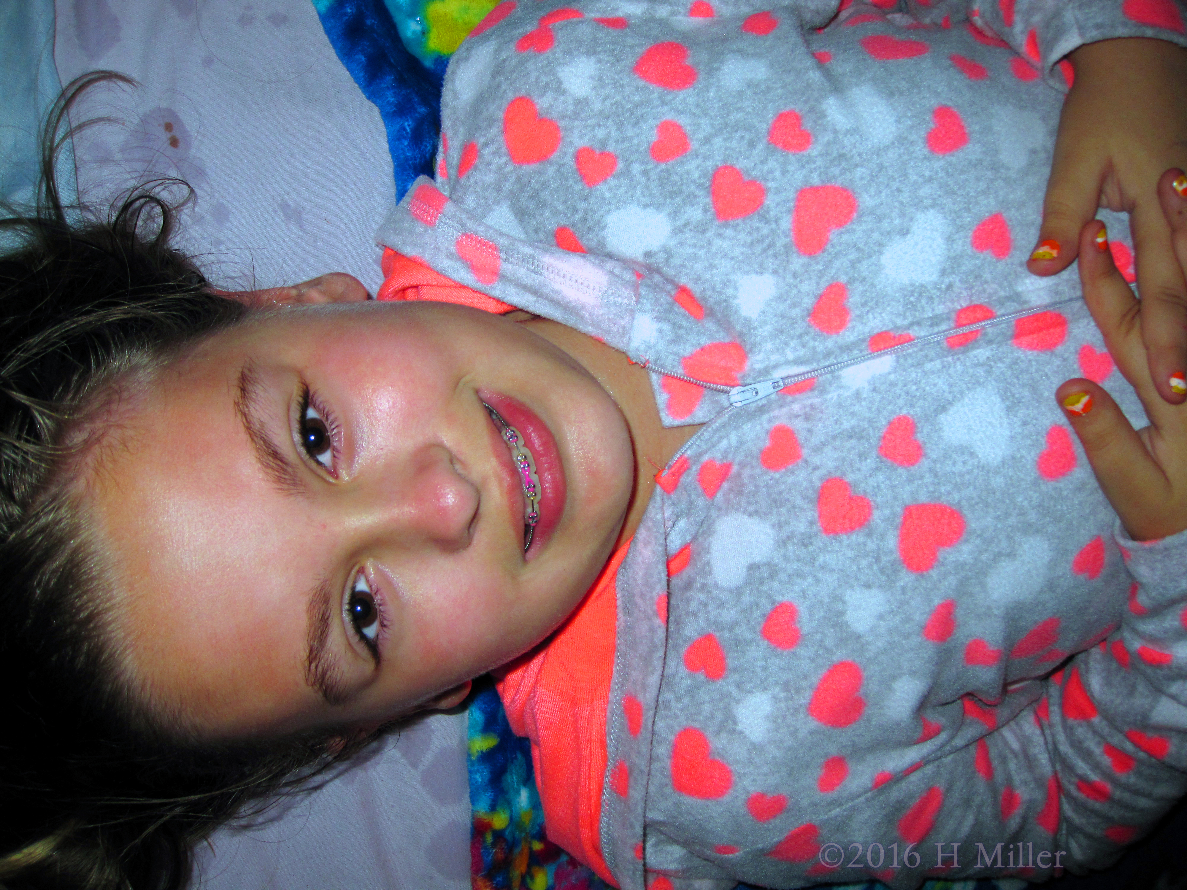 She's Ready For Her Kids Facial! She's Ready For Her Kids Facial!