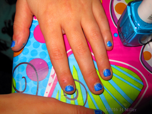 Blue Mini Manicure
