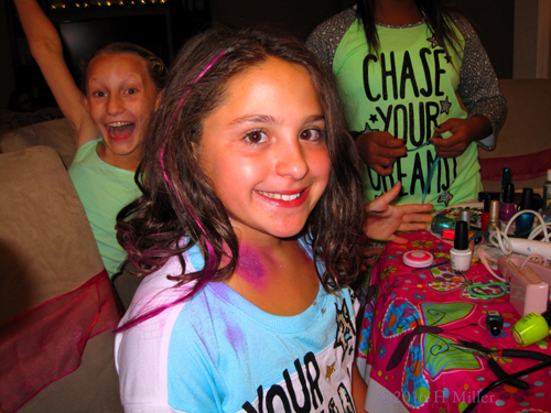 Looking Happy With A Pink Feather Looking Happy With A Pink Feather