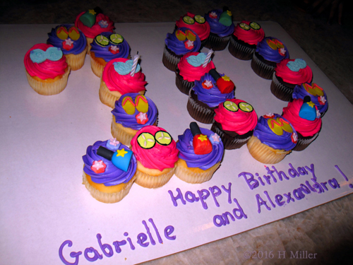 Tenth Birthday Cupcakes