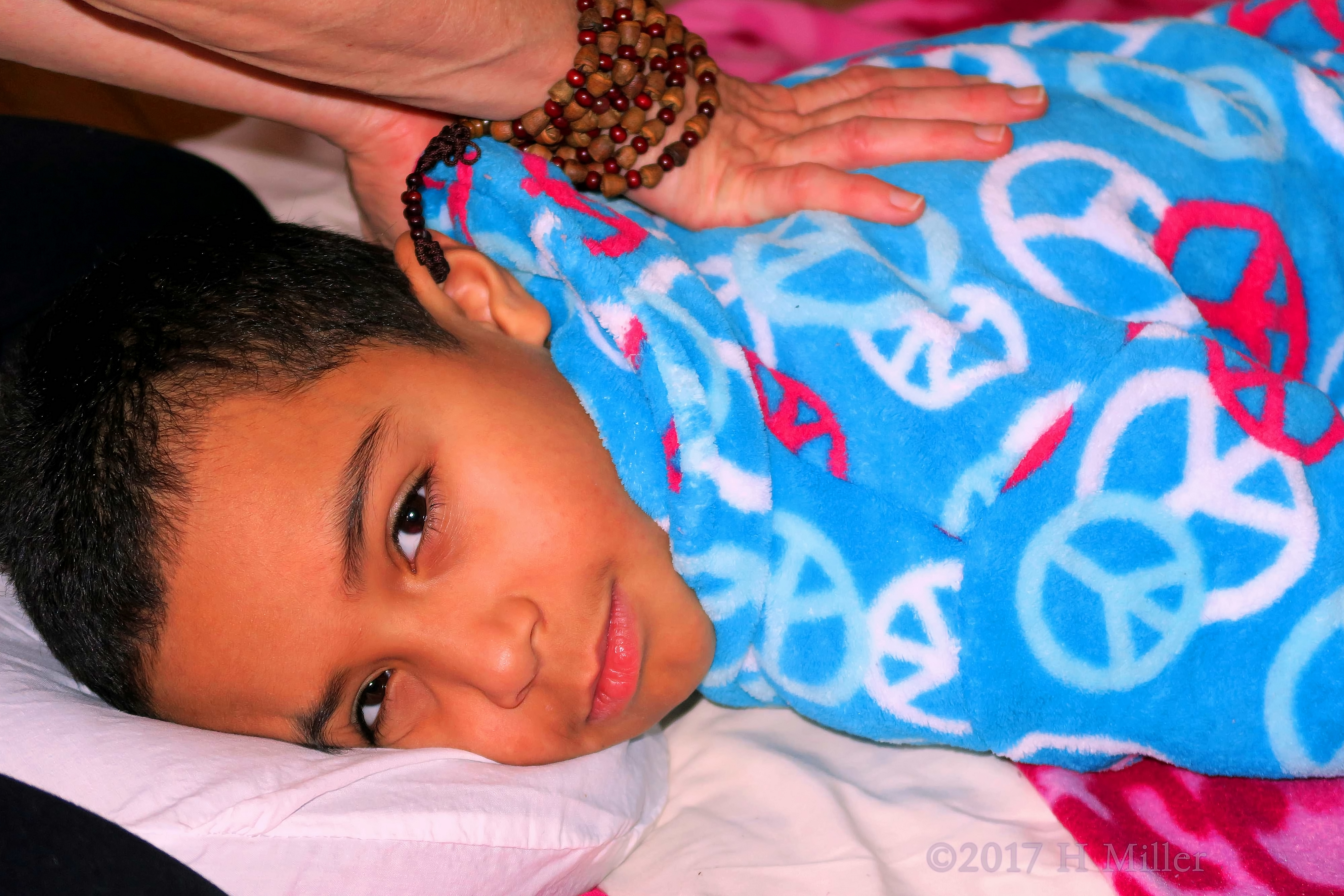 That Is A Relaxed Look During Pediatric Massage! That Is A Relaxed Look During Pediatric Massage!