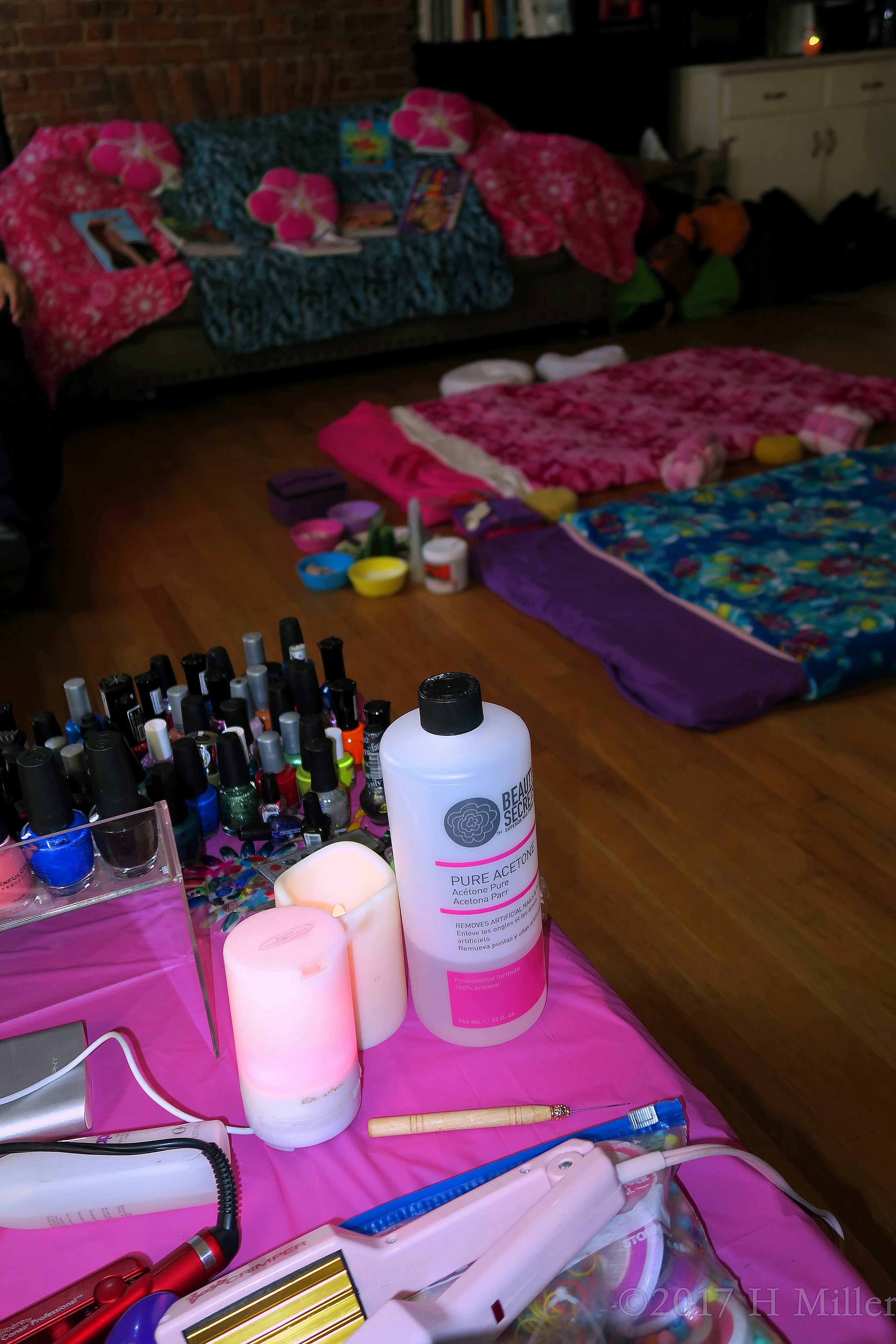 The Hairstyling Station And Kids Facial Mats. 