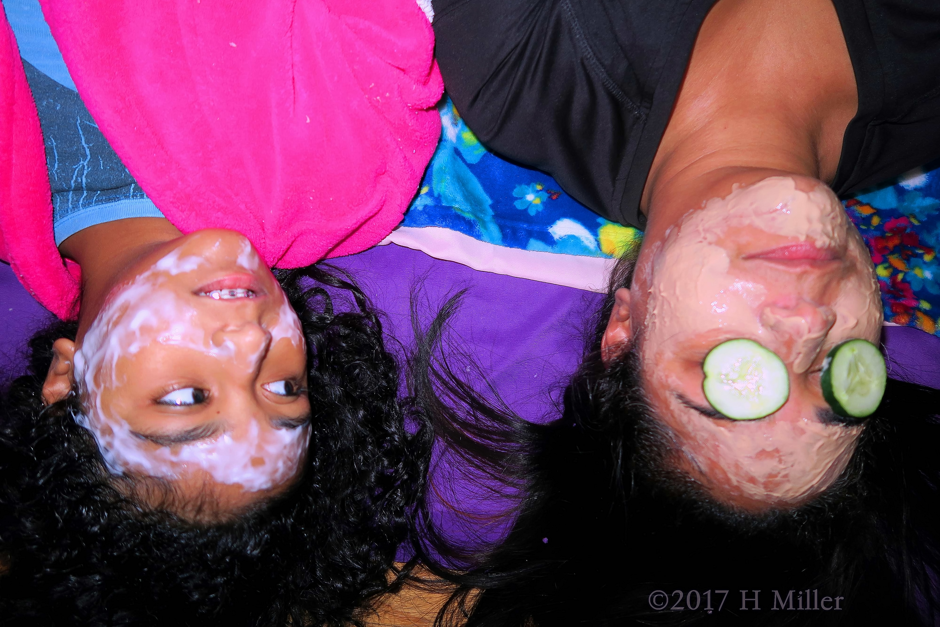 Genesis Looks At Mom During Her Facial! Genesis Looks At Mom During Her Facial!