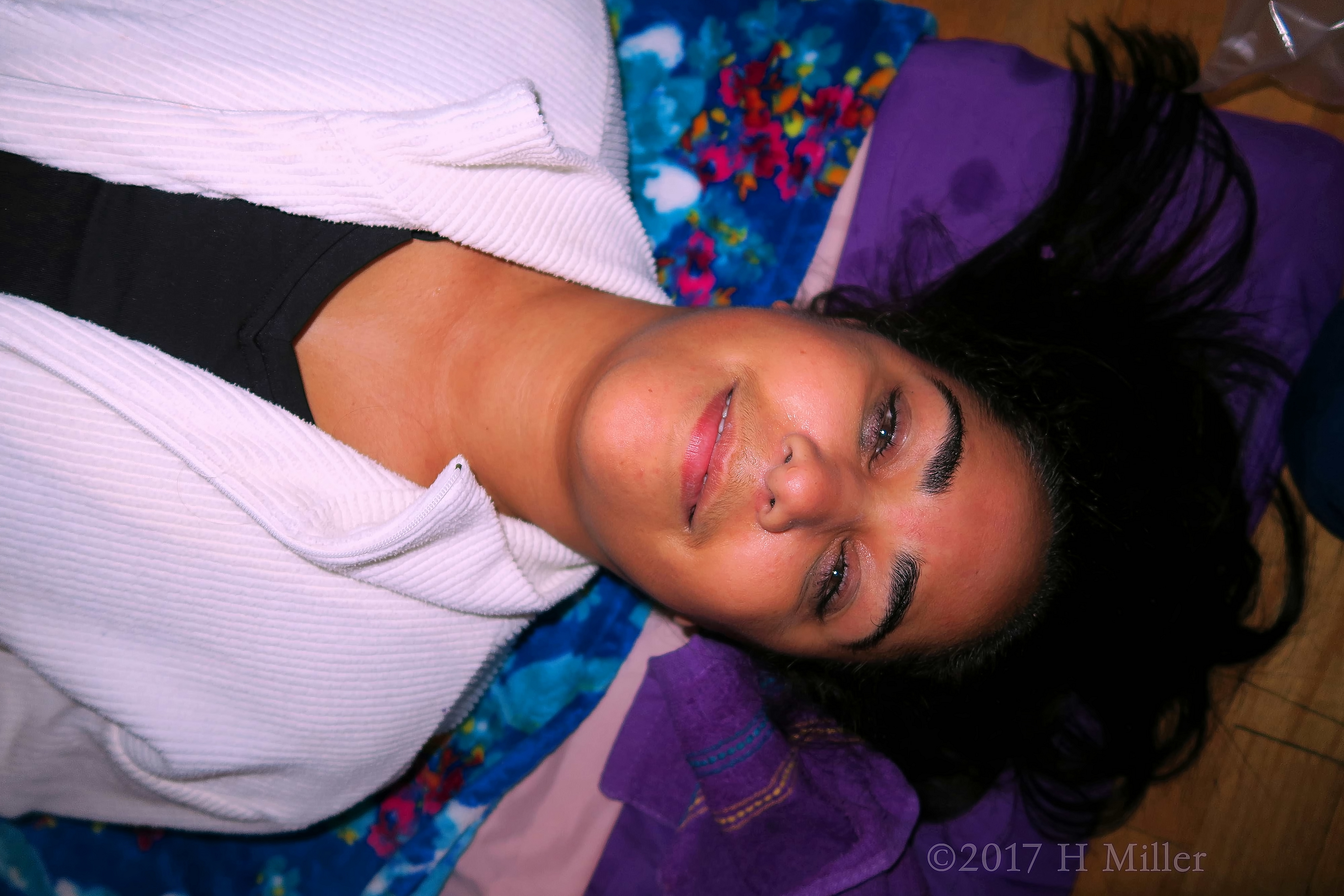 Mom Smiles After Her Facial! Mom Smiles After Her Facial!