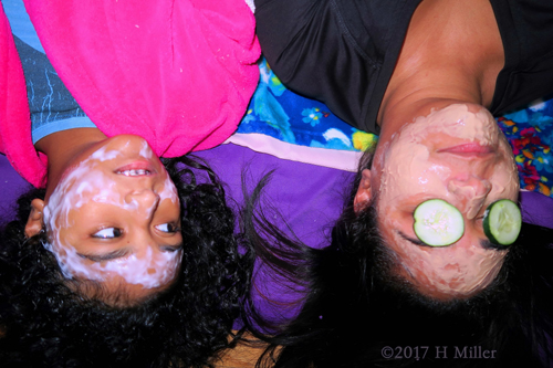 Genesis Looks At Mom During Her Facial Genesis Looks At Mom During Her Facial