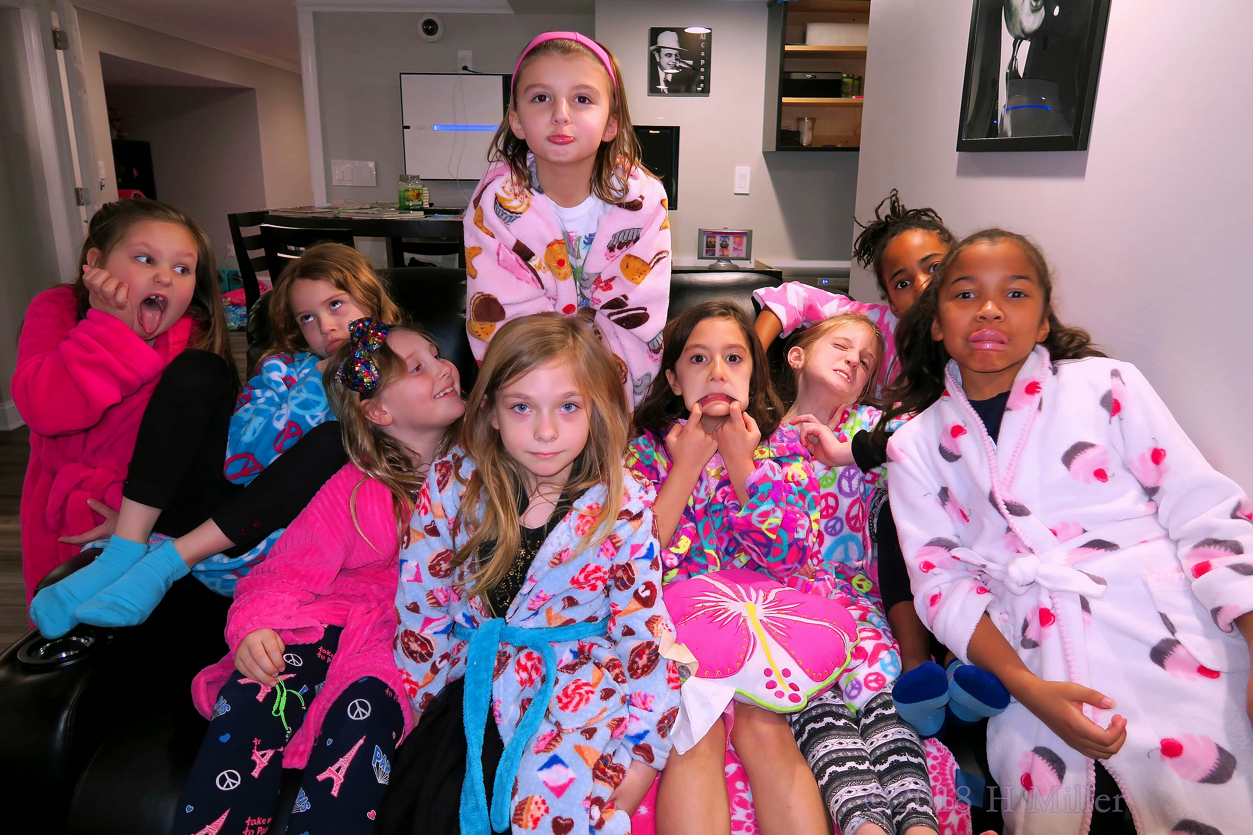 Prepping And Posing! Kids Party Guests Pose With Silly Expressions! Prepping And Posing! Kids Party Guests Pose With Silly Expressions!