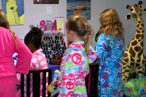 Polish Picking! Party Guests Pick Their Polish Color For Kids Pedicures! Polish Picking! Party Guests Pick Their Polish Color For Kids Pedicures!