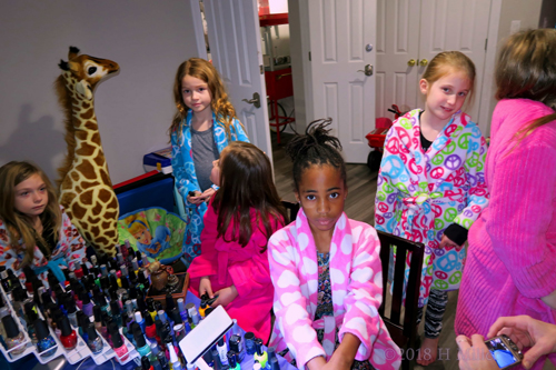 Posing With Polish! Party Guests Party Around The Kids Nail Salon! Posing With Polish! Party Guests Party Around The Kids Nail Salon!