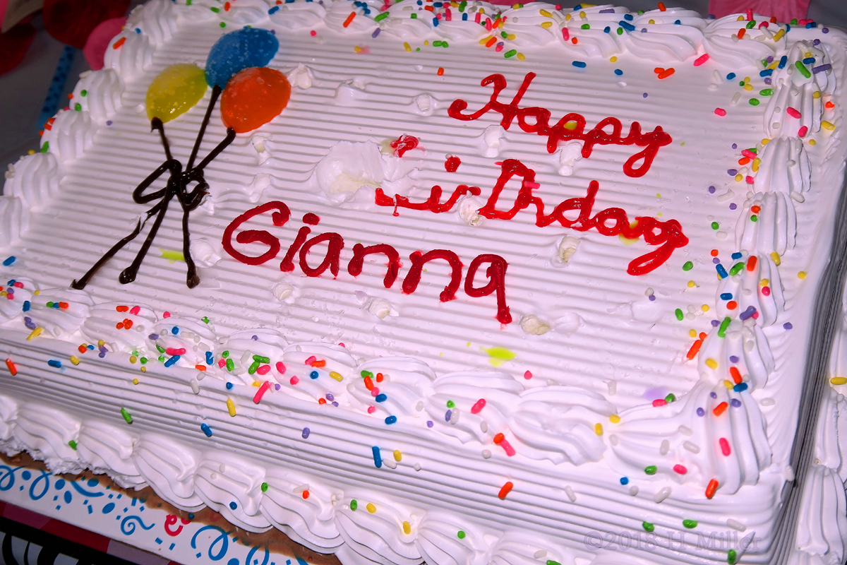 Happy Birthday Gianna Birthday Cake For The Birthday Girl! 