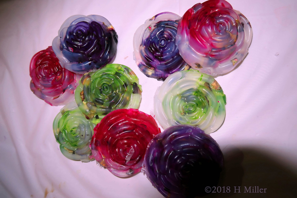 Multicolored Flower Petals Soap Kids Crafts! 
