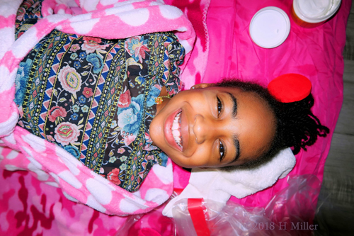 Pink Camo and Party Guest Waiting For Kids Facial! Pink Camo and Party Guest Waiting For Kids Facial!