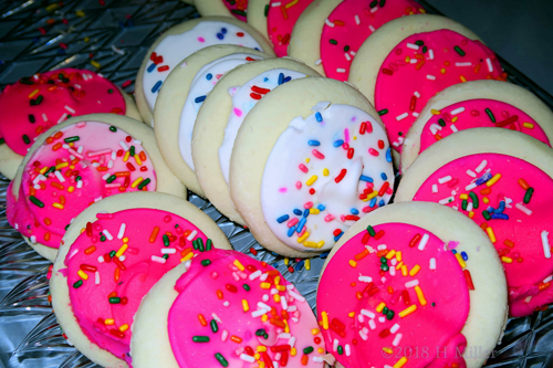 Sugar Cookies With Sprinkles For Spa Party Guests!