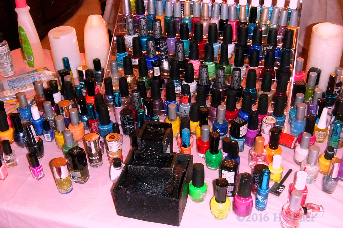 A Wide Selection Of Nail Polish So Every Girl Can Find Her Favorite Color!
