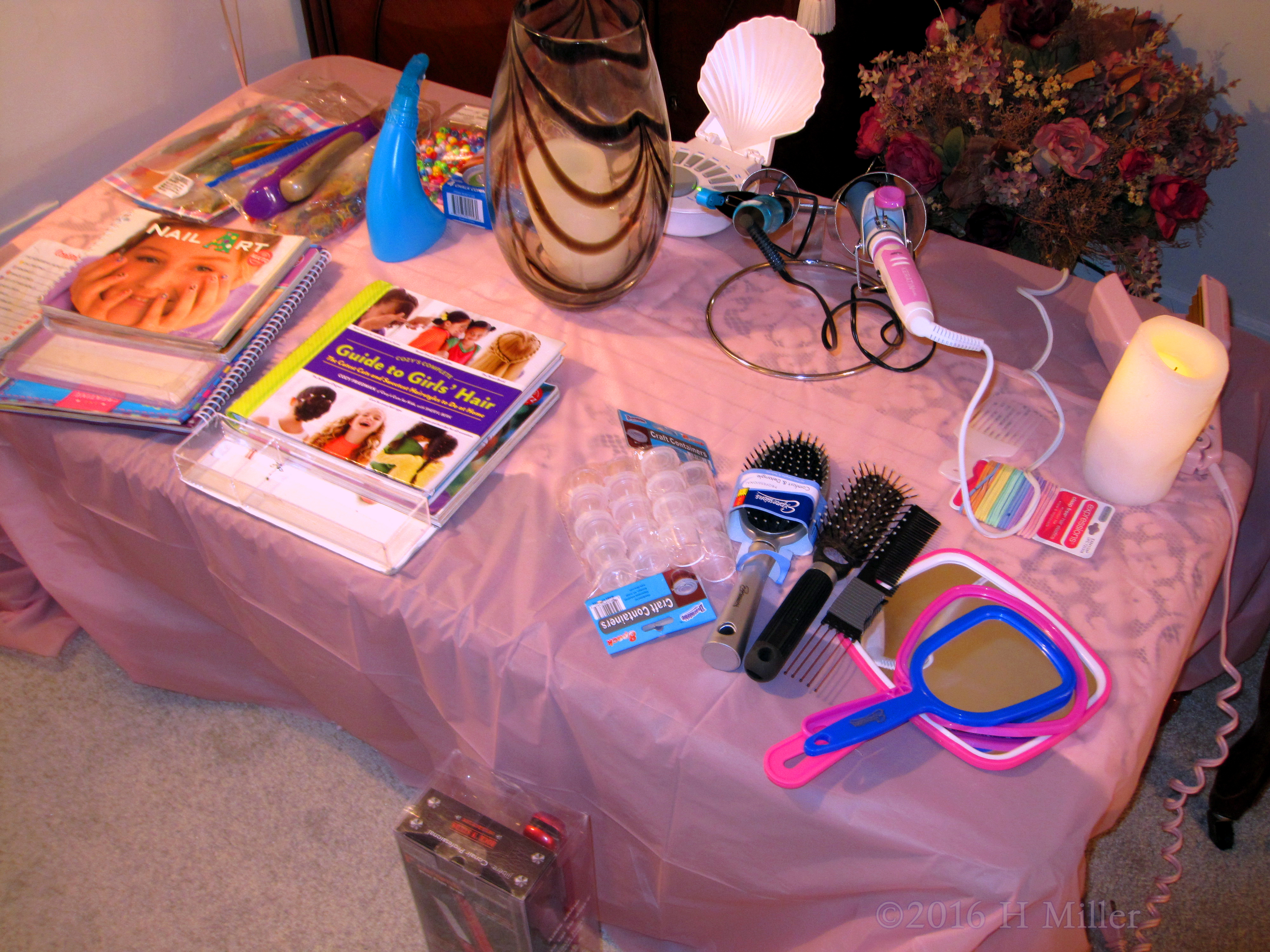 Hairstyles Including Curling Braiding And More At The Girls Spa! Hairstyles Including Curling Braiding And More At The Girls Spa!