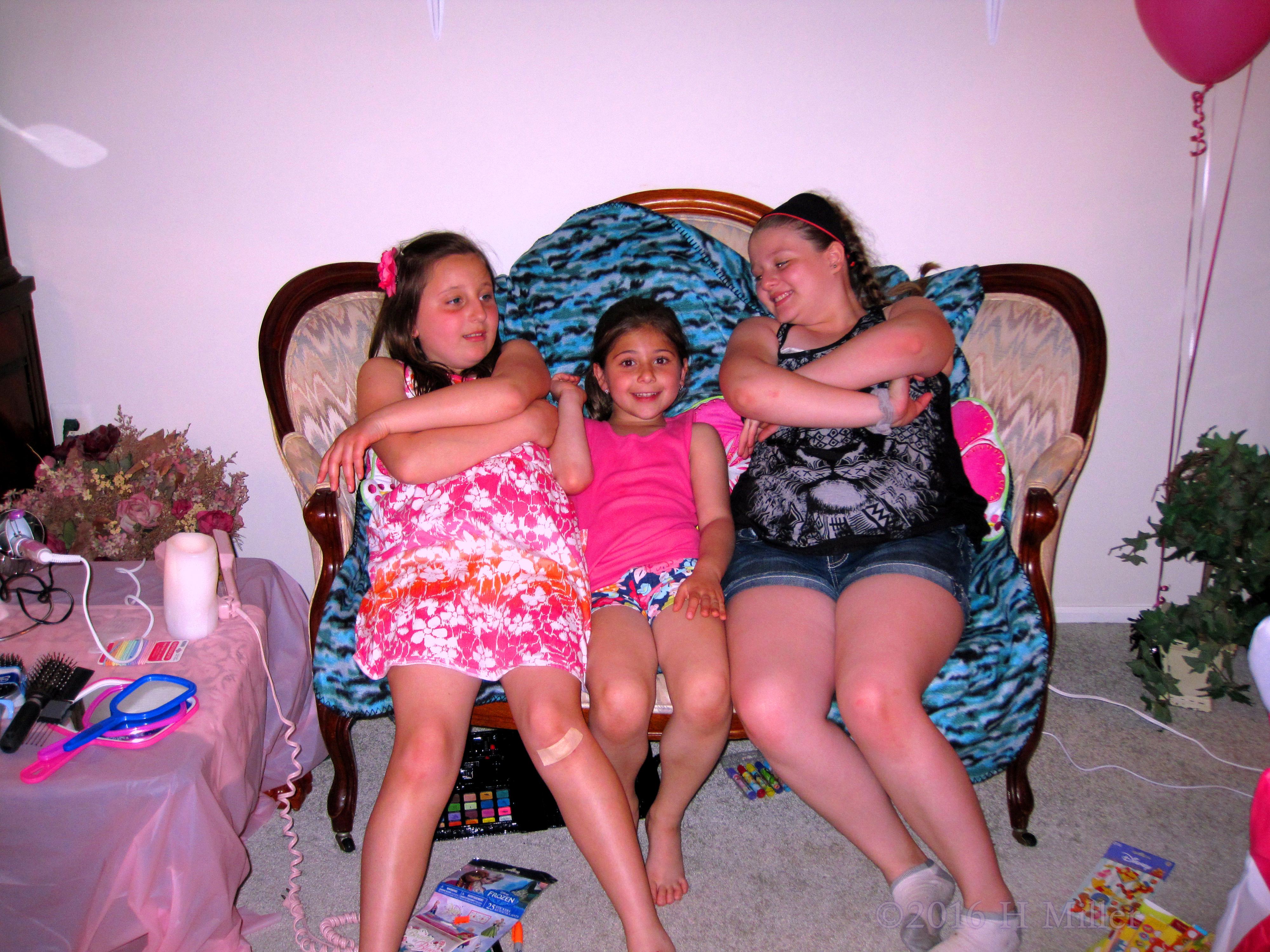 The Girls On The Spa Couch. The Girls On The Spa Couch.