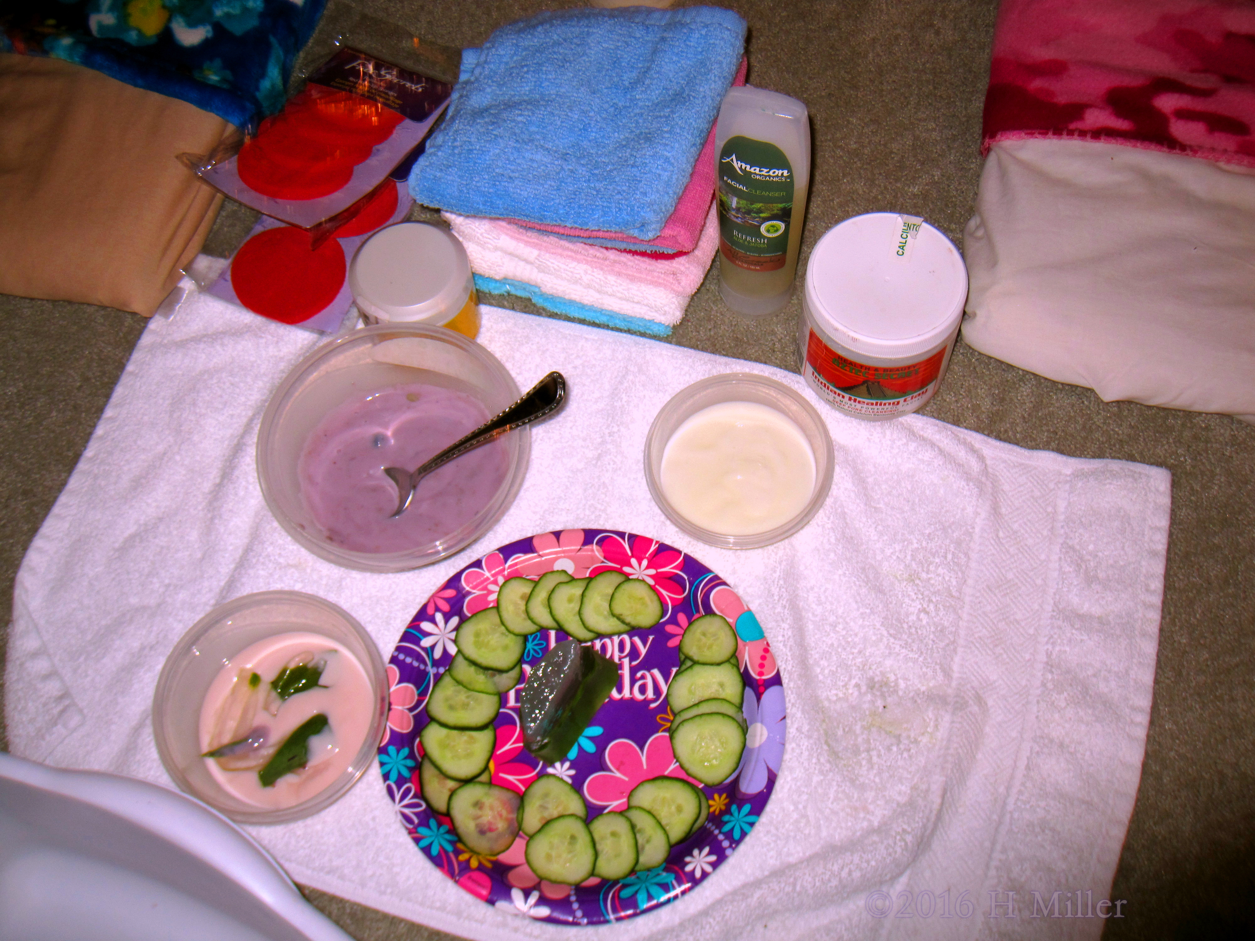 The Girls Spa Facial Area Ready To Go! The Girls Spa Facial Area Ready To Go!