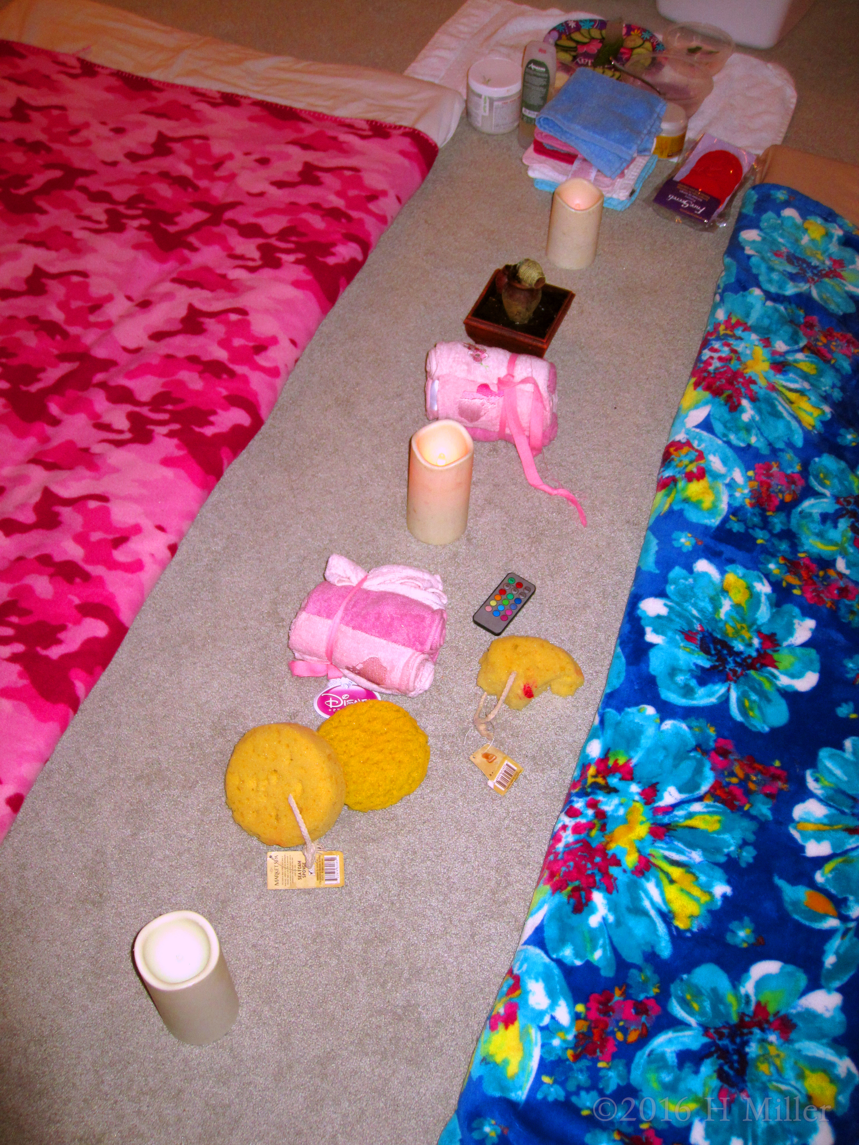 The Spa Treatment Area For Kids Facials And Massage Therapy. 