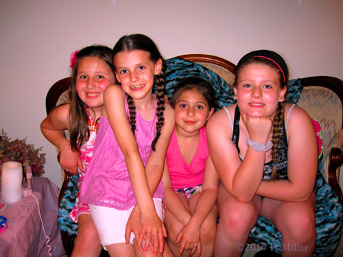 Another Group Photo At The Spa Party For Girls Another Group Photo At The Spa Party For Girls