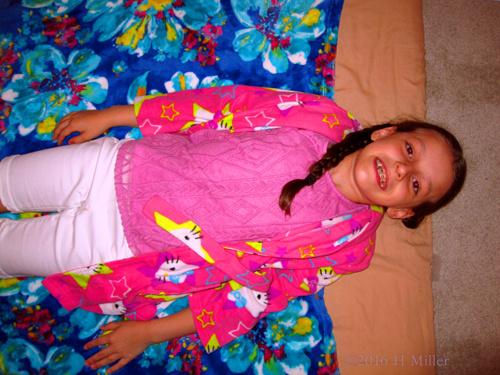 Big Smiles Before Her Girls Facial. Big Smiles Before Her Girls Facial.