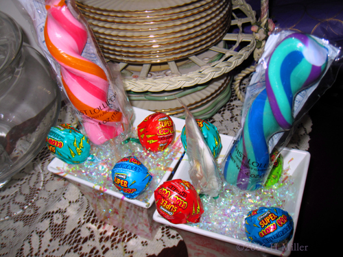 Candy And Treats At The Spa For Girls! Candy And Treats At The Spa For Girls!