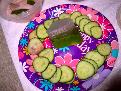 The Cukes And Aloe Ready For Girls Facials!