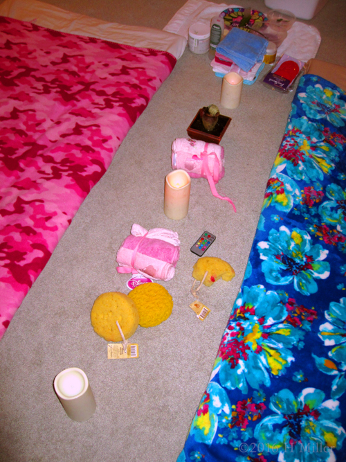 The Spa Treatment Area For Kids Facials And Massage Therapy.