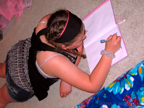 Writing Fun Messages To Gianna! Writing Fun Messages To Gianna!