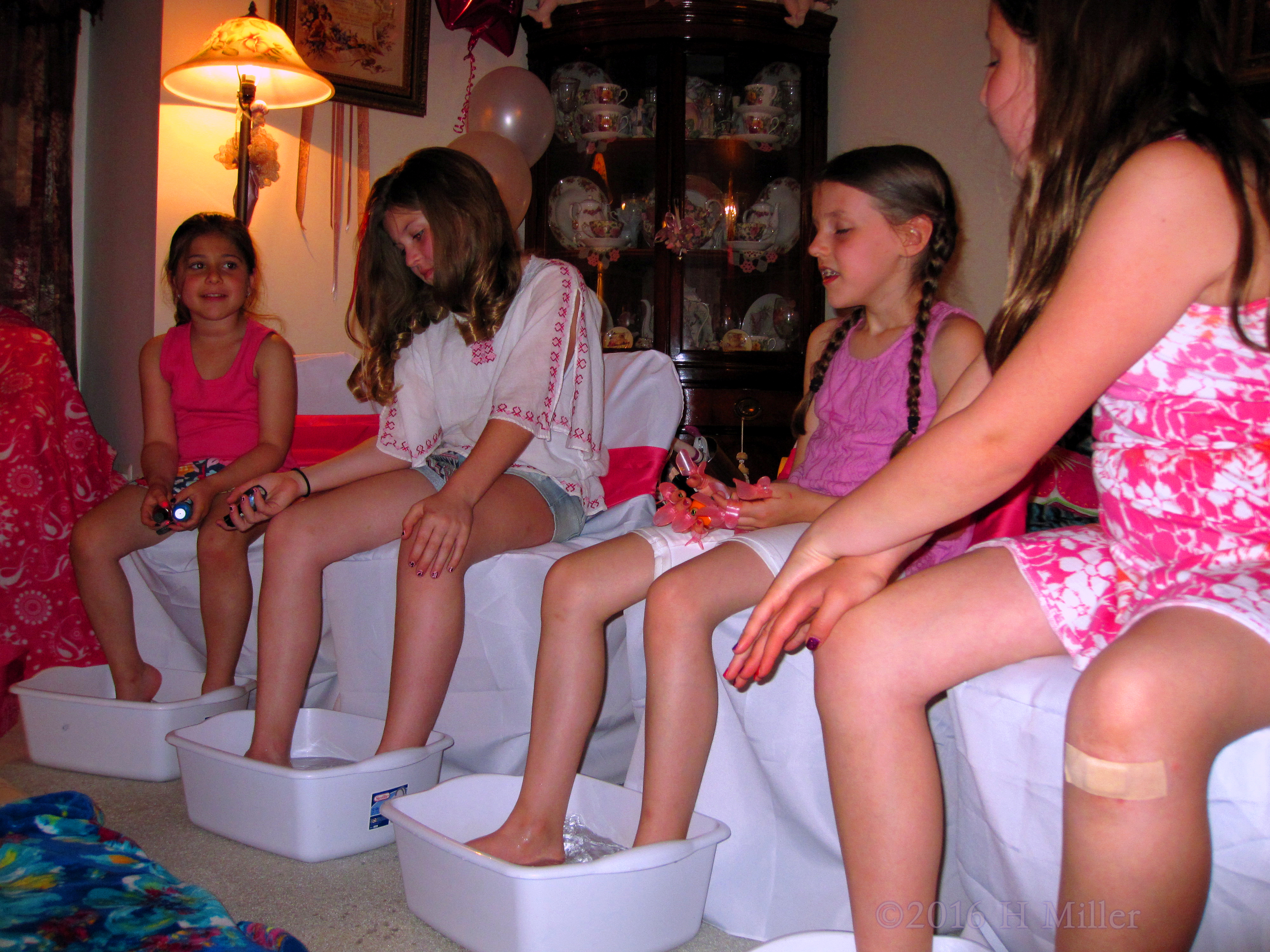 Almost Ready To Start Pedicures For Girls. Almost Ready To Start Pedicures For Girls.