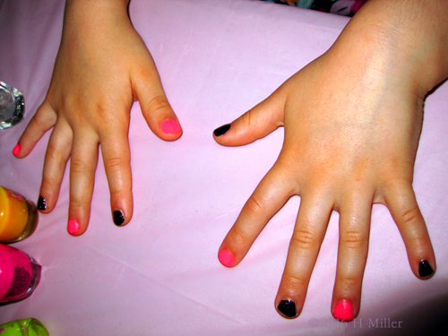 A Pretty Girls Manicure At The Spa Party