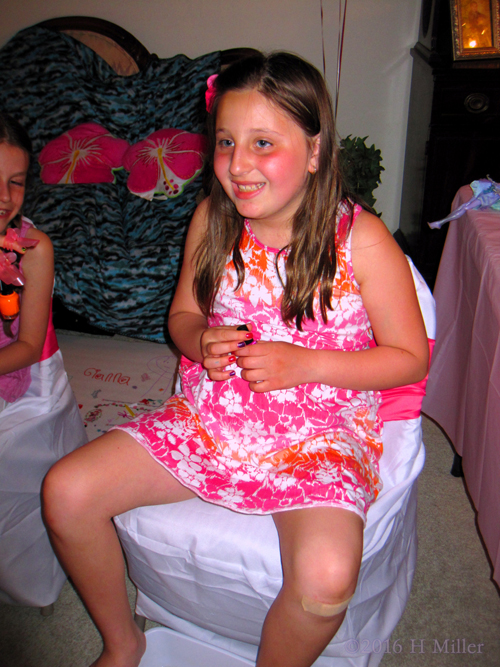 She's Super Excited To Get Her Girls Pedicure Done She's Super Excited To Get Her Girls Pedicure Done