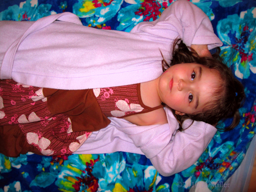 She Is So Ready To Relax! Maybe She Has Had A Kids Facial Before She Is So Ready To Relax! Maybe She Has Had A Kids Facial Before