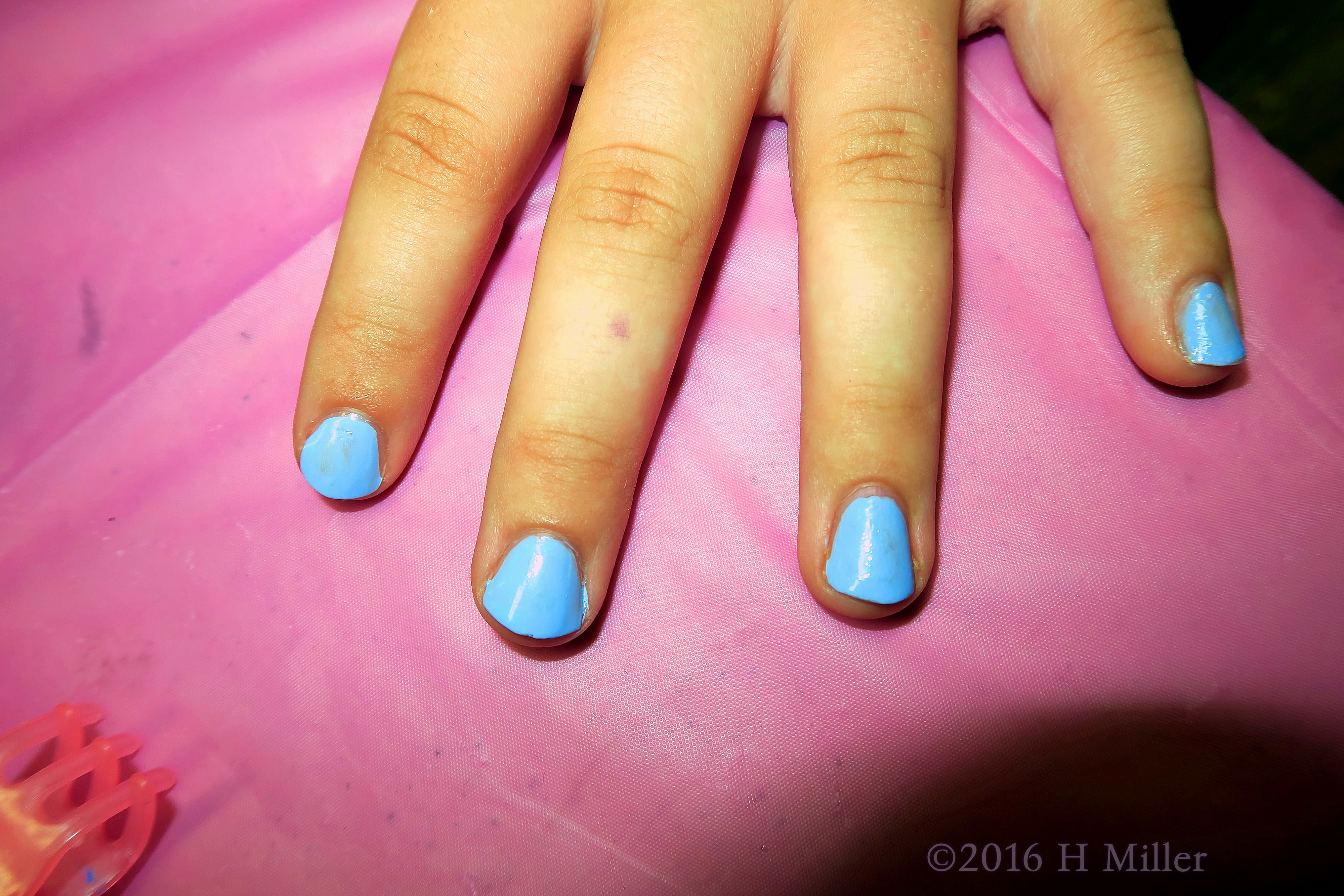 Cute Robin's Egg Blue Mini Mani Cute Robin's Egg Blue Mini Mani