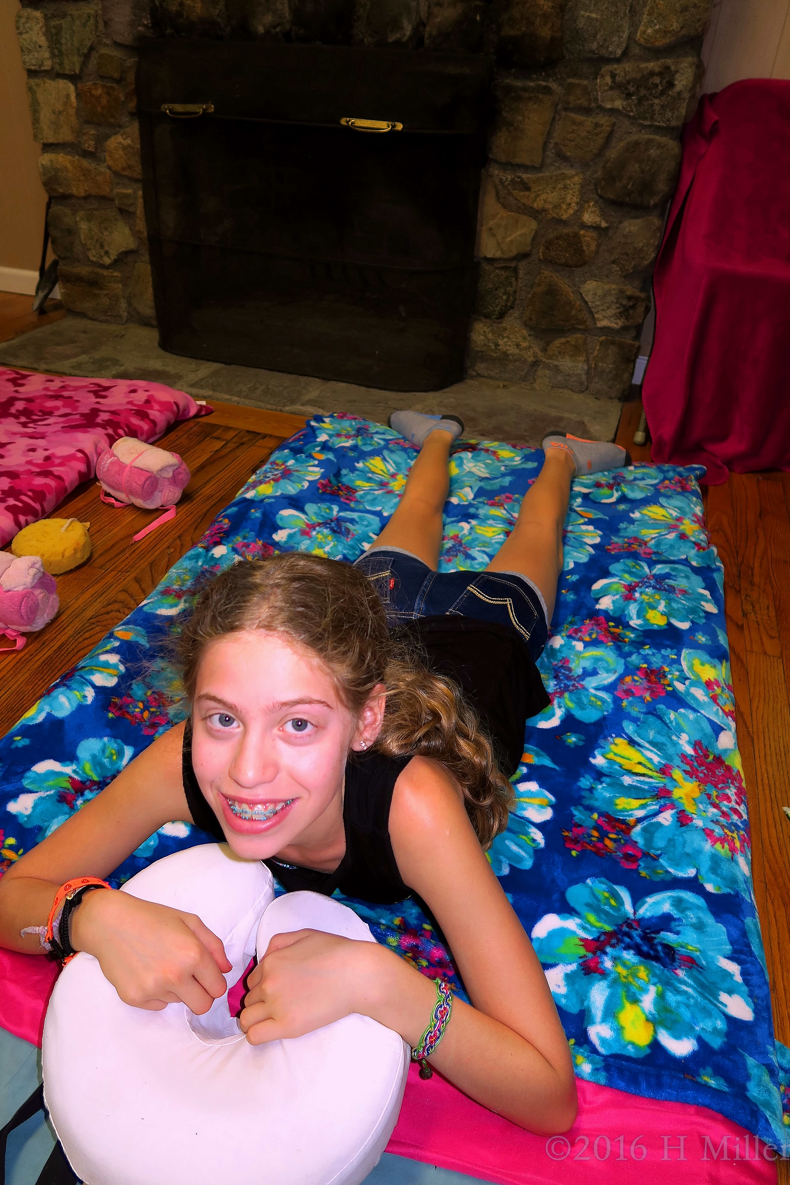 Smiling And Excited For Her Pediatric Massage Smiling And Excited For Her Pediatric Massage