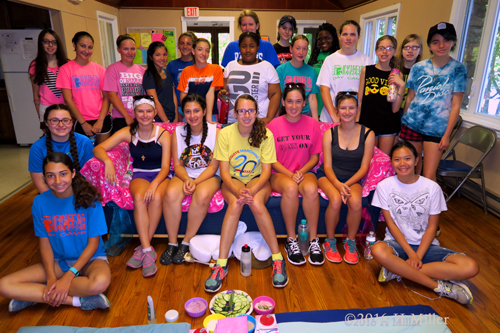 Another Group Photo Of Lake Rickabear's Kids Spa Party! Another Group Photo Of Lake Rickabear's Kids Spa Party!