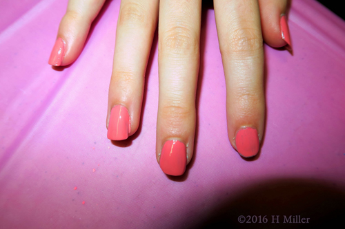 Baby Pink Kids Mini Mani