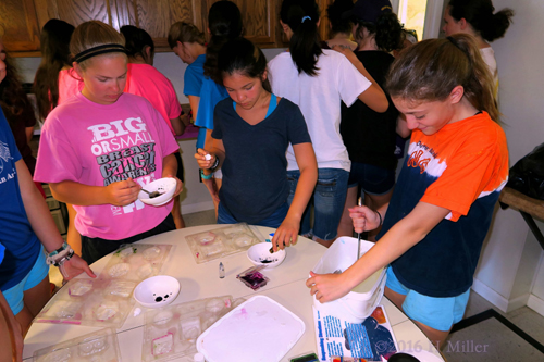 Making Bath Bombs At The Camp Spa!