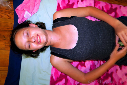 Relaxed And Ready For A Kids Facial Relaxed And Ready For A Kids Facial