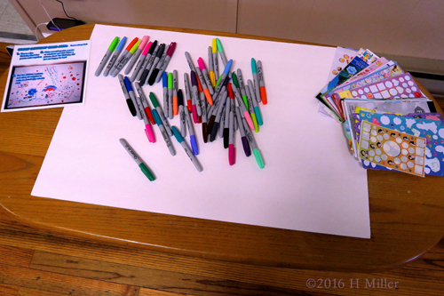 Sharpies And Stickers For The Kids Spa Car Sharpies And Stickers For The Kids Spa Car