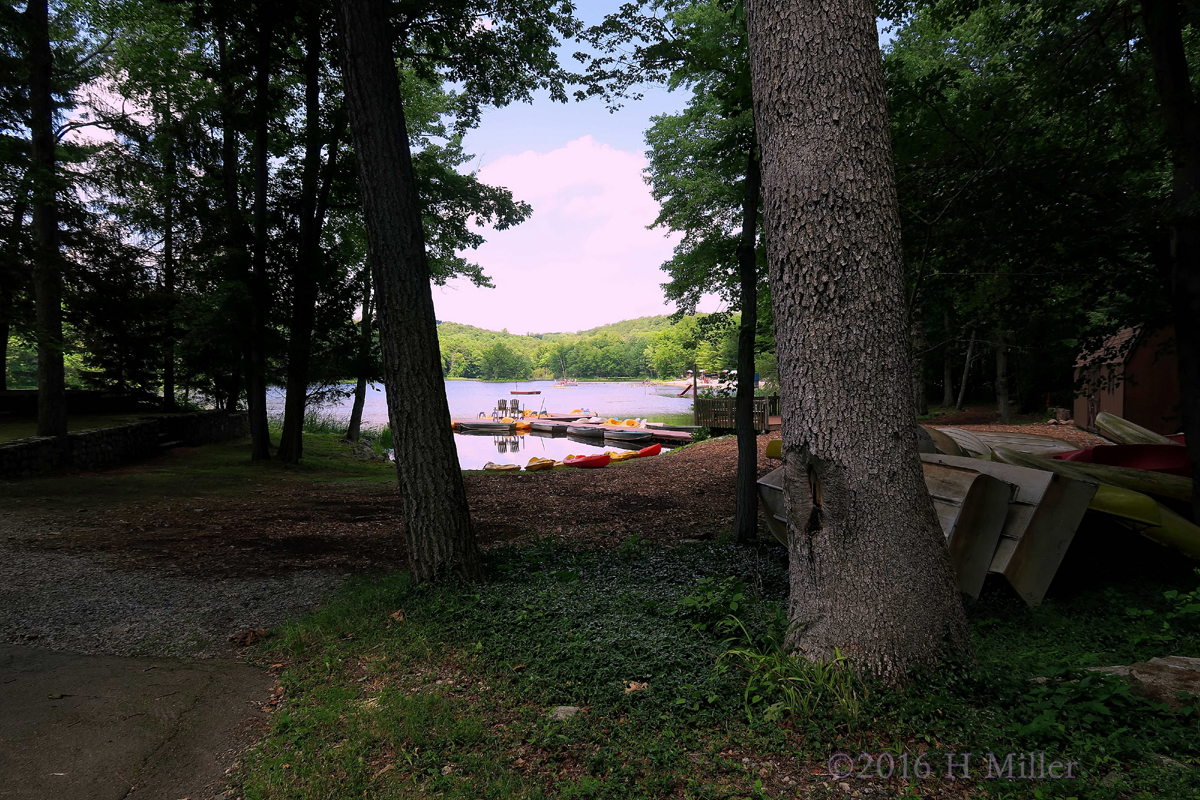 A View Of Camp Rickabear's Lake 