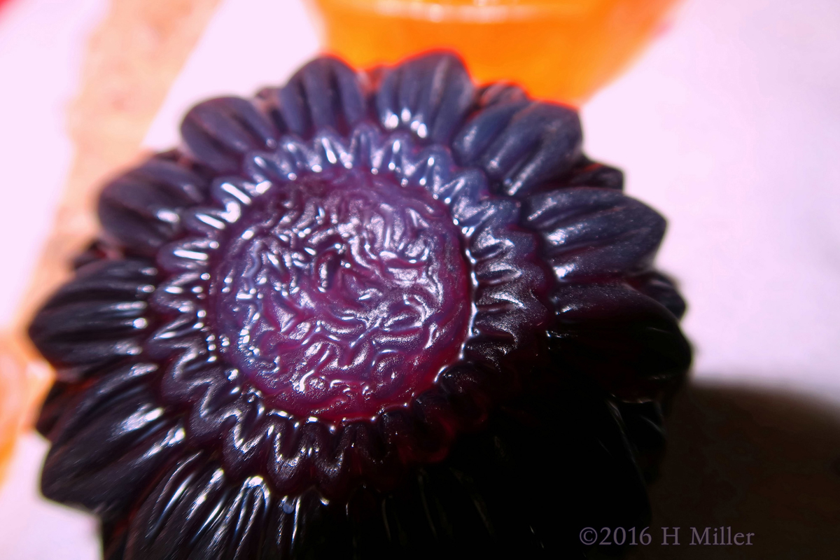 Awesome Detailed Purple Flower Soap 