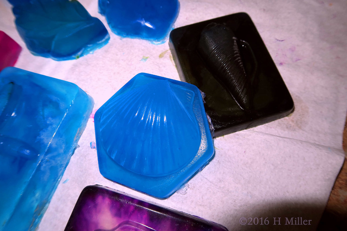 Cute Blue Seashell Soap Mold 
