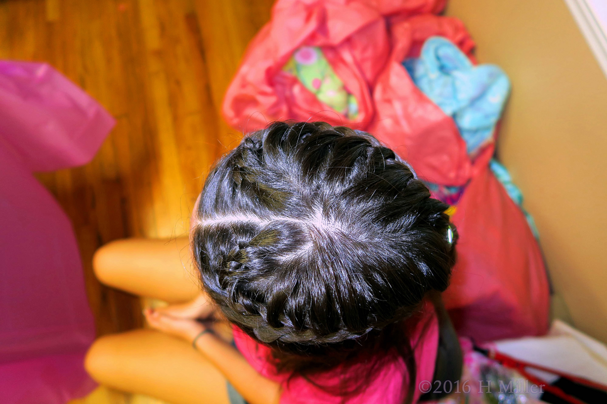 Neat Heart Shaped Braid! 