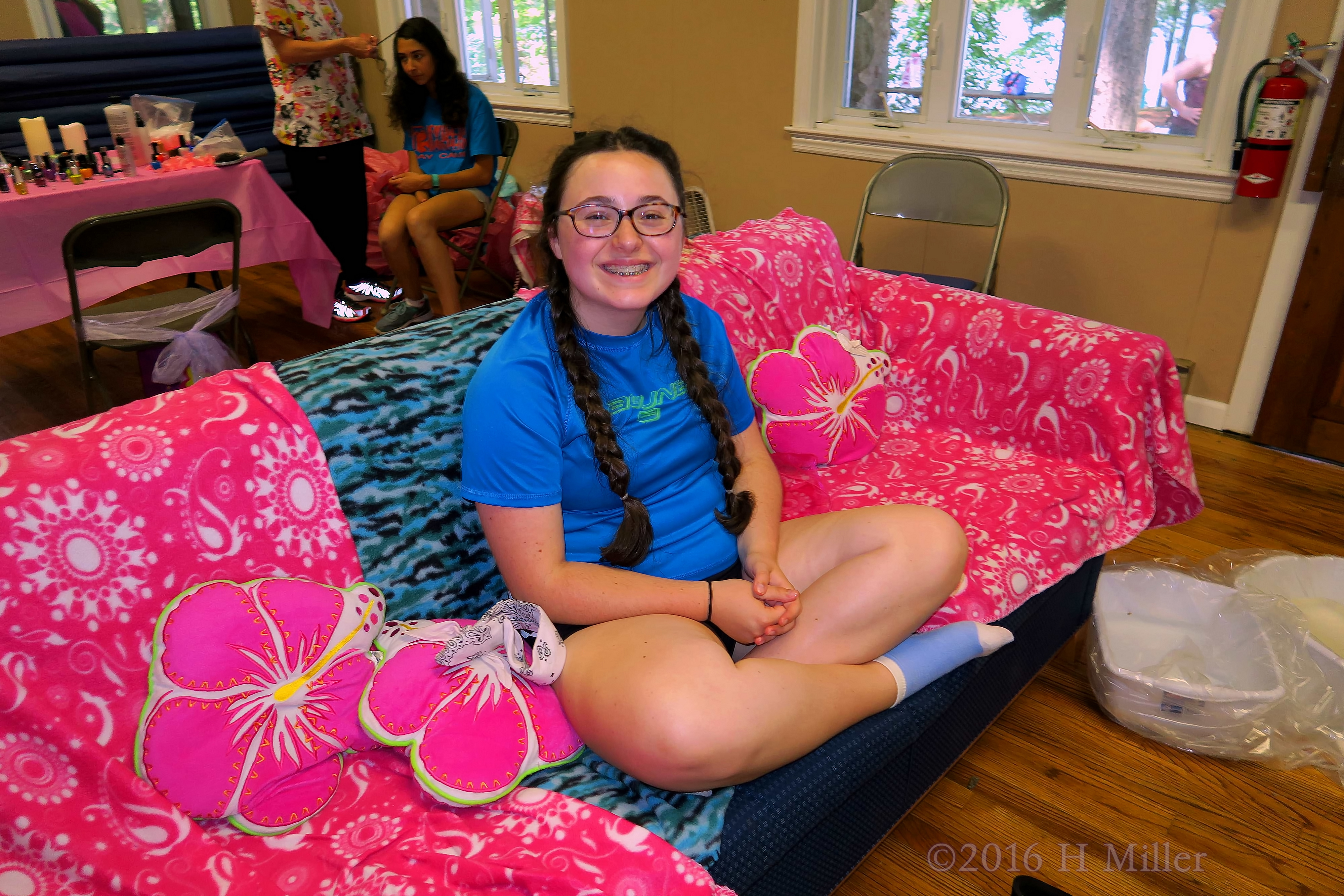 Chilling Out On The Spa Couch. Chilling Out On The Spa Couch.
