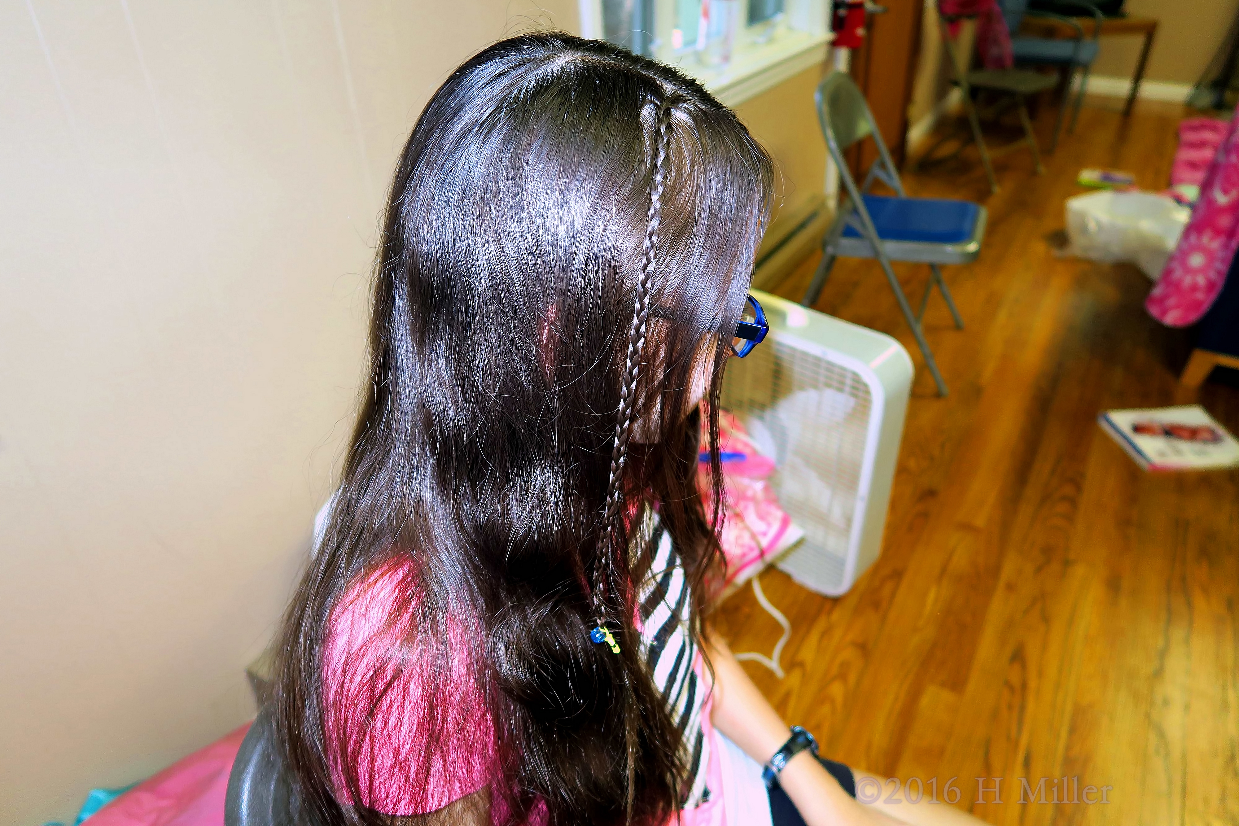 Flashy Micro Braid Hairstyle 