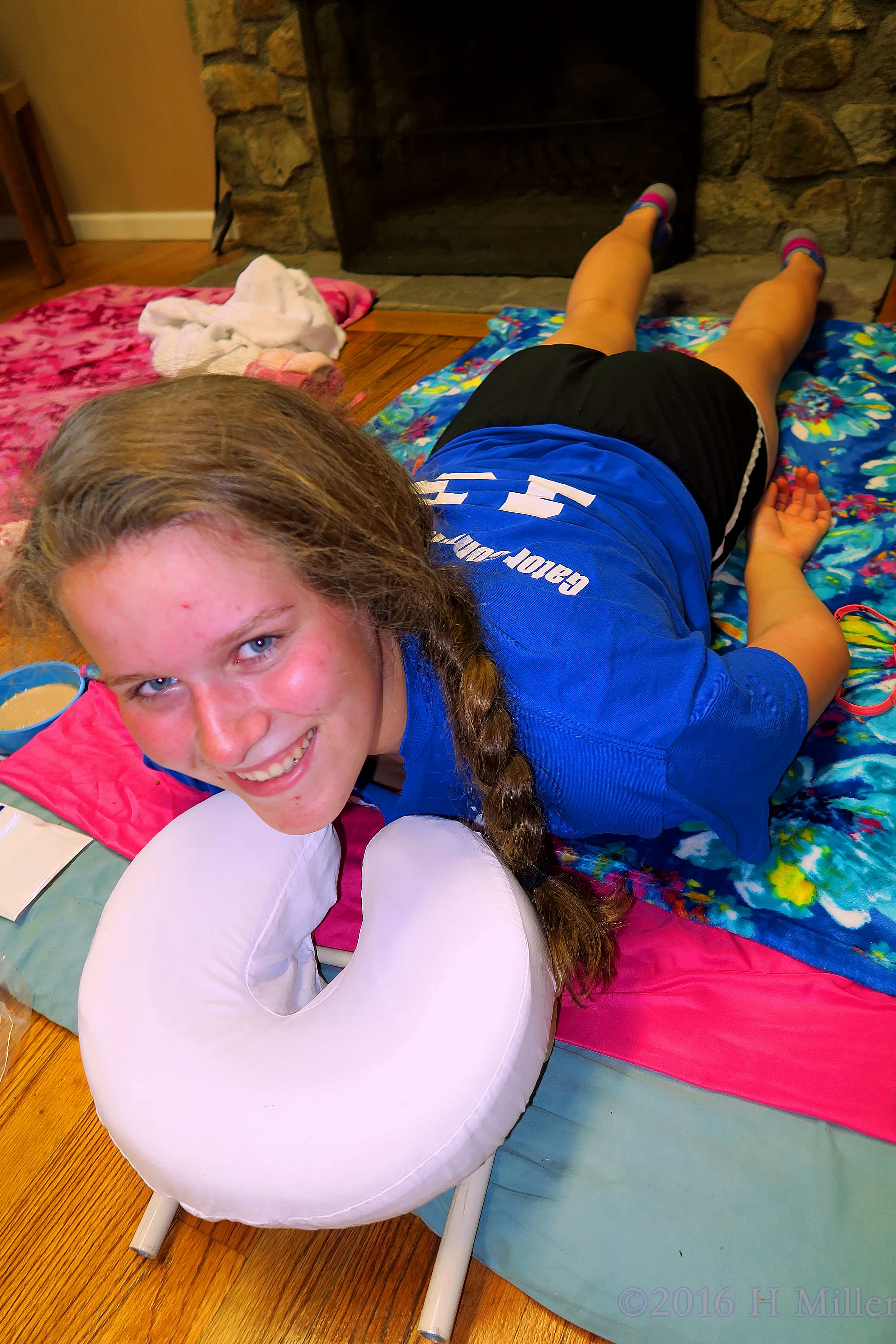 She's Excited For Her Home Girls Spa Massage! She's Excited For Her Home Girls Spa Massage!